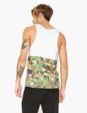 And gyms fitness tank top cotton T-shirt sleeveless fitness exercise leisure dress painting sling vest undershirt