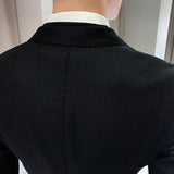 (Jackets+Vest+pants)2019 High quality pure cotton groom dress/Male slim fit Leisure suits/Men's business suit 3 Pieces