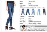 Jeans for Women mom Jeans  High Waist Jeans Woman High Elastic plus size Stretch Jeans female washed denim skinny pencil pants