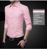Legible Casual Social Formal shirt Men long Sleeve Shirt Business Slim