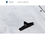 Printed Plaid Polka Dot Men Shirt Long-Sleeved Casual Shirts For Men Slim Fit