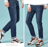 SEMIR jeans for mens slim fit pants classic jeans male denim jeans Designer Trousers Casual skinny Straight Elasticity pants