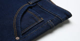 NIGRITY 2019 Winter Men's Warm Fleece Jeans Stretch Casual Straight Thick Denim Flannel Jeans Soft Pant Trousers Plus Size 28-44