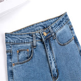 JUJULAND  Jeans Female Denim Pants Black Color Womens Jeans Donna Stretch Bottoms Skinny Pants For Women Trousers 8175