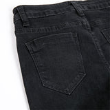 JUJULAND  Jeans Female Denim Pants Black Color Womens Jeans Donna Stretch Bottoms Skinny Pants For Women Trousers 8175
