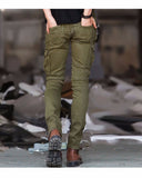 Green Black Denim Biker Jeans Mens Skinny 2019  Slim Elastic Jeans Hip Hop Washed Skateboard Trouers Streetwear