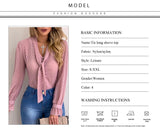 Women Blouse Tops Fashion Dot V-Neck Elegant Slim Casual Shirt Thin Office Ladies Chiffon Long Sleeve Summer Female Tops YF01976