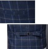 2019  autumn Mens blazer Suit Jacket 3 pieces Set (Coat + vest + pants) Male blazers slim fit fashion Mens coat Wedding dress