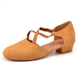 u Low-heeled Dance Shoes Women's Latin Dance Shoes Soft