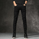 2019 autumn New men Jeans Black Classic Fashion Designer Denim Skinny Jeans men's casual High Quality Slim Fit Trousers