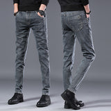 2019 autumn New men Jeans Black Classic Fashion Designer Denim Skinny Jeans men's casual High Quality Slim Fit Trousers