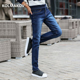 2019 autumn New men Jeans Black Classic Fashion Designer Denim Skinny Jeans men's casual High Quality Slim Fit Trousers