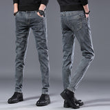 2019 autumn New men Jeans Black Classic Fashion Designer Denim Skinny Jeans men's casual High Quality Slim Fit Trousers