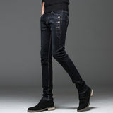 2019 autumn New men Jeans Black Classic Fashion Designer Denim Skinny Jeans men's casual High Quality Slim Fit Trousers