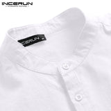 Brand Kurta Men Shirts Robe Long Sleeve Dress Kurta Suits Loose Baggy Pakistani Islamic Indian Multi-Color 5XL Basic Men Clothes