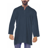 Brand Kurta Men Shirts Robe Long Sleeve Dress Kurta Suits Loose Baggy Pakistani Islamic Indian Multi-Color 5XL Basic Men Clothes