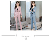 New 2019 office lady style fashion solid color patchwork slim fit suit women women's clothing womens suits with belt TXF11