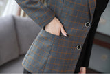 YASUGUOJI new 2019 fashion woman suits lady suit office irregularity patchwork two pieces pant suits for women korean suits set