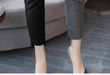 YASUGUOJI new 2019 fashion woman suits lady suit office irregularity patchwork two pieces pant suits for women korean suits set