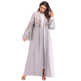 UAE Abaya Dubai Kaftan Arab Islam Women Long Floral Muslim Kimono Cardigan Hijab Dress Turkish Elbise Mubarak Islamic Clothing