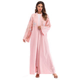 UAE Abaya Dubai Kaftan Arab Islam Women Long Floral Muslim Kimono Cardigan Hijab Dress Turkish Elbise Mubarak Islamic Clothing
