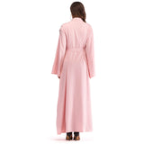 UAE Abaya Dubai Kaftan Arab Islam Women Long Floral Muslim Kimono Cardigan Hijab Dress Turkish Elbise Mubarak Islamic Clothing