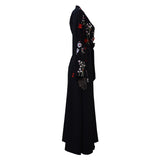UAE Abaya Dubai Kaftan Arab Islam Women Long Floral Muslim Kimono Cardigan Hijab Dress Turkish Elbise Mubarak Islamic Clothing