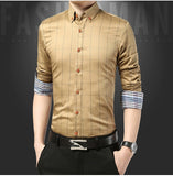 Legible Casual Social Formal shirt Men long Sleeve Shirt Business Slim