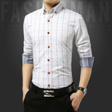 Legible Casual Social Formal shirt Men long Sleeve Shirt Business Slim
