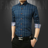 Legible Casual Social Formal shirt Men long Sleeve Shirt Business Slim
