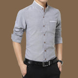 Legible Casual Social Formal shirt Men long Sleeve Shirt Business Slim