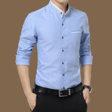Legible Casual Social Formal shirt Men long Sleeve Shirt Business Slim