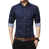 Legible Casual Social Formal shirt Men long Sleeve Shirt Business Slim