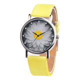 New Fashion Ladies Watch Womens Flower Casual Leather Analog Quartz