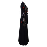 UAE Abaya Dubai Kaftan Arab Islam Women Long Floral Muslim Kimono Cardigan Hijab Dress Turkish Elbise Mubarak Islamic Clothing