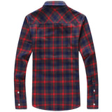 id Shirts Men Checkered Shirt Brand 2019 New Fashion Button Down Long Sleeve Casual Shirts