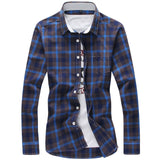 id Shirts Men Checkered Shirt Brand 2019 New Fashion Button Down Long Sleeve Casual Shirts