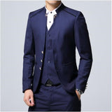 Men's Suit 3 Piece Set, Slim fit Men Suit Jackets + Pants + Vests, Wedding Suit