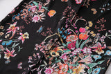 by Megyn 2019 Floral Print Blouse Summer Women's Long sleeve Bow Collar Casual Shirt High Quality Chiffon Tops female 3XL X-Long