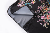 by Megyn 2019 Floral Print Blouse Summer Women's Long sleeve Bow Collar Casual Shirt High Quality Chiffon Tops female 3XL X-Long