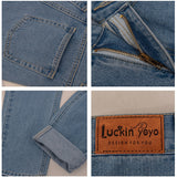 luckinyoyo jean woman mom jeans pants boyfriend jeans for women with high waist push up large size ladies jeans denim 5xl 2019